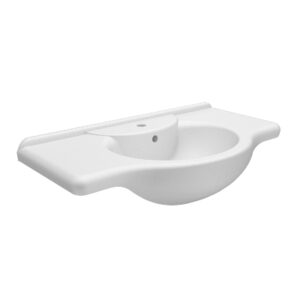 Lavabo a consolle mobile bagno universale 105cm