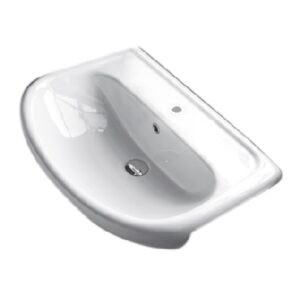Lavabo semincasso 64x47cm