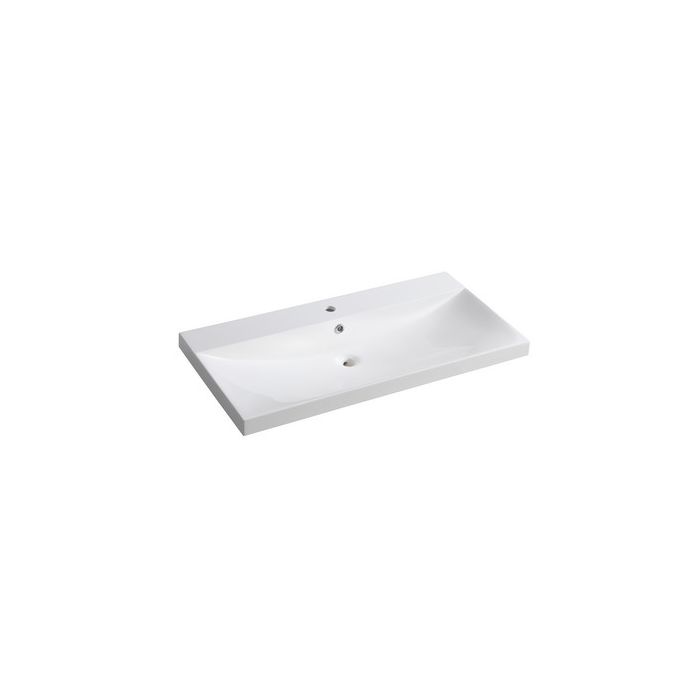 Lavabo a consolle mobile bagno 80x35cm - Lc23