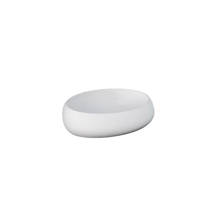 Lavabo d'appoggio bianco alpino - Cloud Ovale