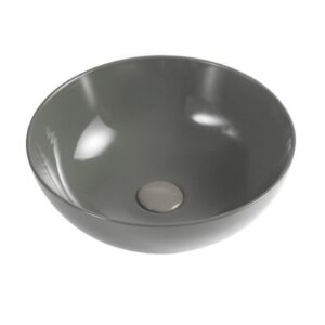 Lavabo d'appoggio - Slim 02 385x150mm grigio cemento