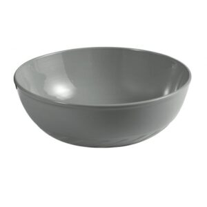 Lavabo d'appoggio - Slim 04 400x145mm grigio cemento