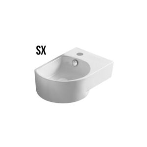 Lavabo a parete vasca sinistra 40,5x27cm - Lp92